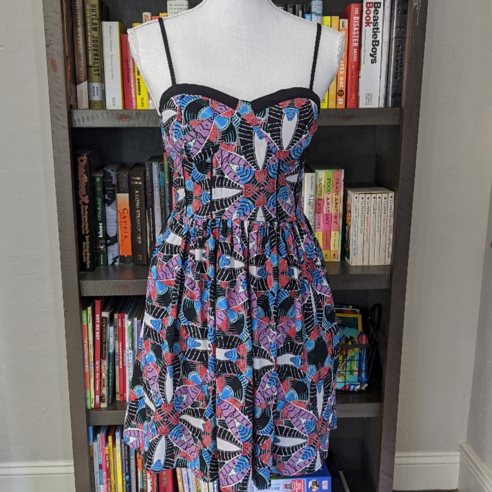 Band of Gypsies Bustier Fit & Flare Pocket Dress M